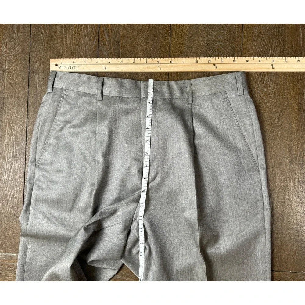 Carven Paris Men's Suit 100-88-170 Silver Gray Wool Silk 2 Piece